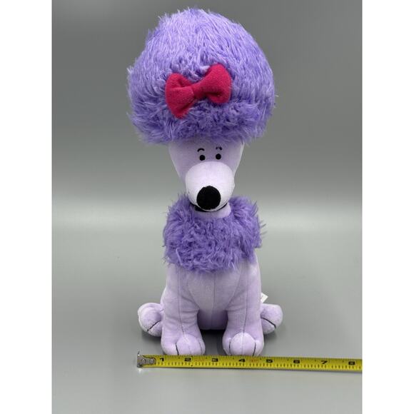 Kohls Cares Cleo Clifford & Friends Poodle Purple Dog Plush 12” Stuffed Animal - Picture 6 of 8